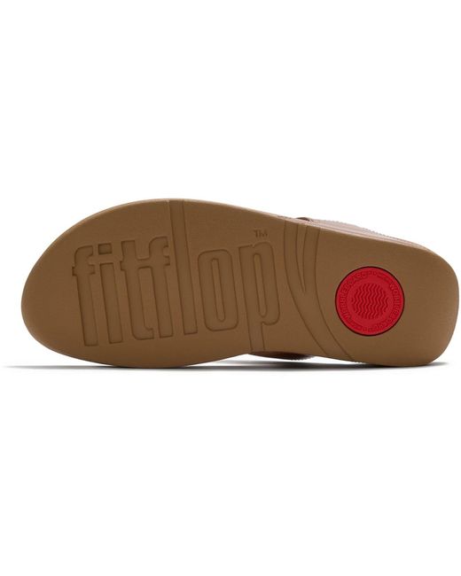 Fitflop Brown Lulu Ultra-Jewel Tp Sandal