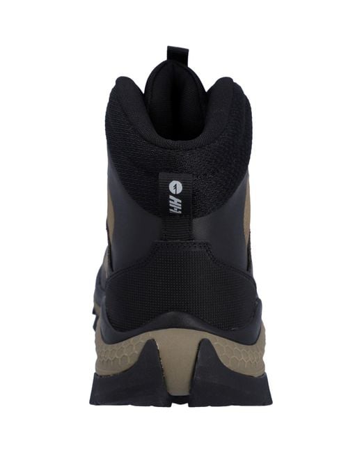 Hi-tec Black Infuse Mid Polyester /Walnut/Artisans Hiking Boots for men