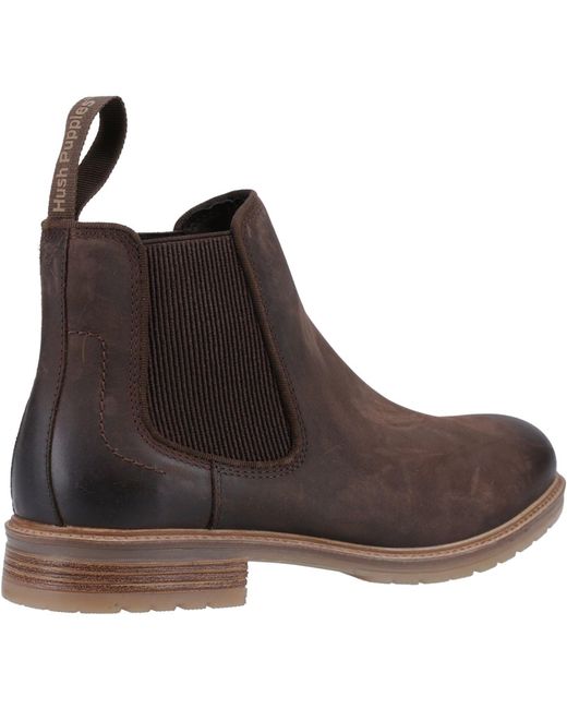 Hush Puppies Brown Russell Leather Boots for men