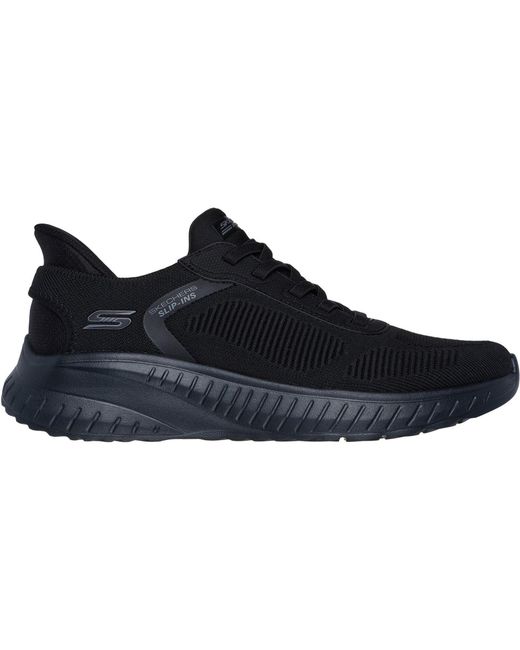 Skechers Blue Bobs Sport Squad Chaos Solid Step Sole Trainers for men