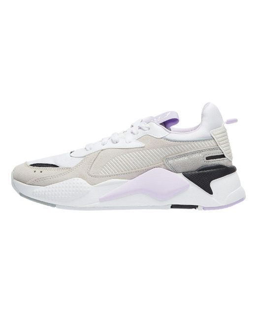 PUMA Suede Rs-x Reinvent / Grey / Purple Trainers in White | Lyst UK