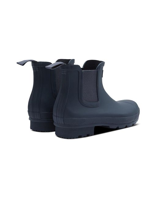 Hunter Blue Original Chelsea Boot for men