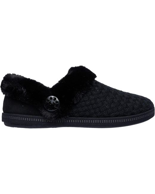 Skechers Black Cozy Campfire Frosty Promise Slippers