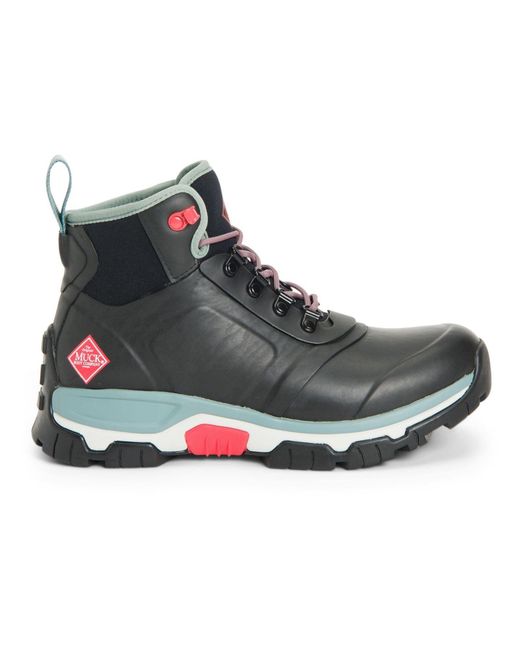 Muck Boot Black Apex Rubber Wellington Boots