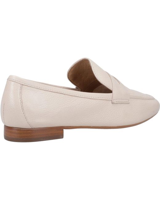 Dune White Gianetta Penny Loafers
