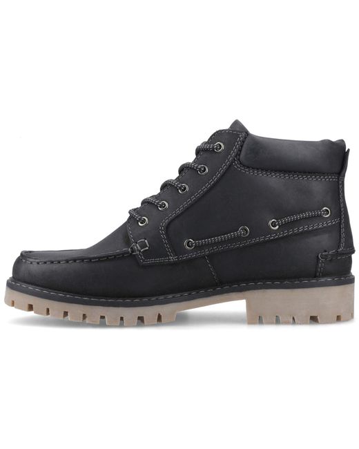 Sperry Top-Sider Black Baltimore Leather Ankle Boots for men