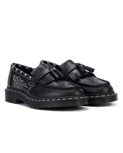Chaussures Confortables En Cuir Adrian Loafer Gothic Wanama. Dr. Martens en coloris Black