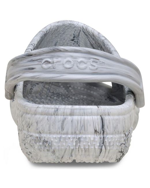 CROCSTM Gray Classic Marbled Synthetic Clogs