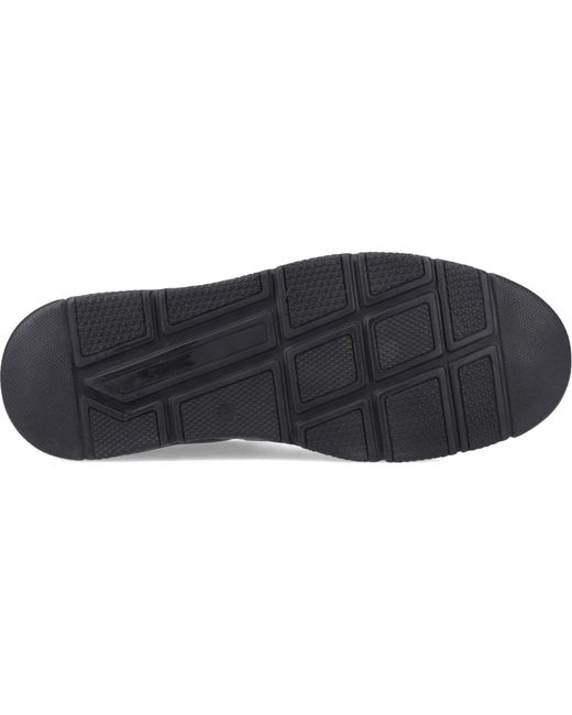Hush Puppies Black Forde Touch Fastening Leather Loafers for men