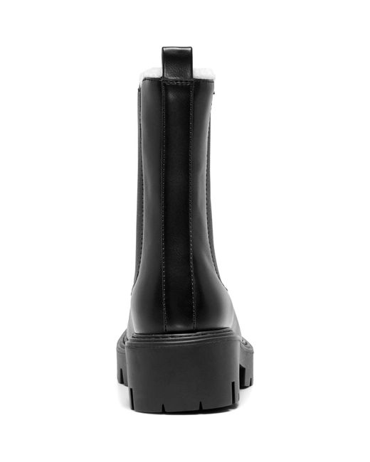ONLY Black Betty-9 Warm Lined Polyurethane Heeled Ankle Boots