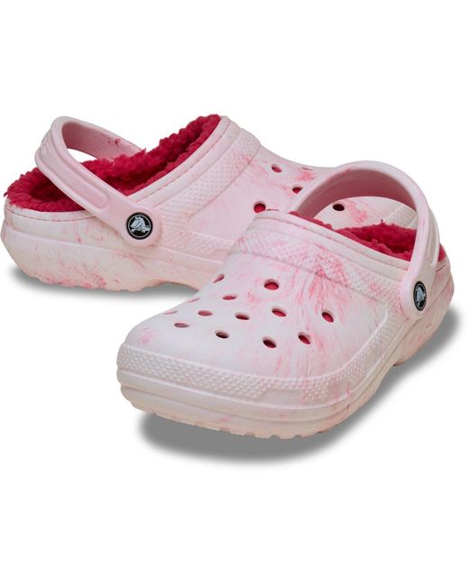 Classic Lined Clog Sabots En Plastique Thermoformable CROCSTM en coloris Pink