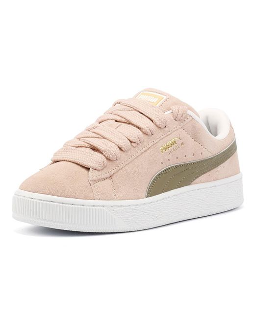 PUMA Pink Suede XL Sneaker Aus Wildleder In Rosa - EUR 40.5