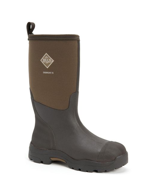 Muck Boot Brown Mb Derwent Ii Rubber/Bark Wellington Boots
