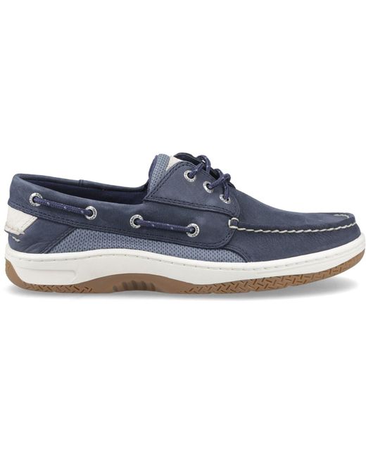 Sperry Top-Sider Blue Billfish 3 Eye Leather Boat Shoes