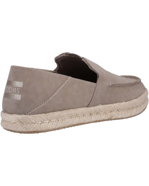 TOMS Gray Alonso 100% Cow Dune Espadrilles for men