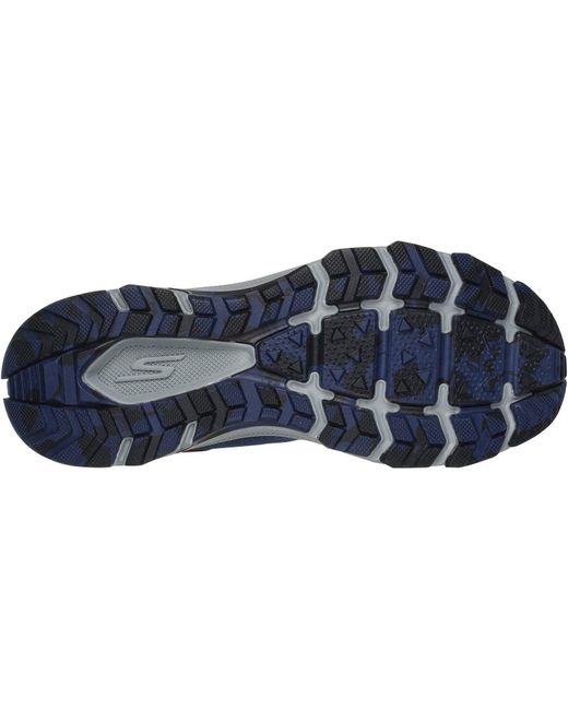 Skechers Blue Performance Go Run Trail Altitude 2.0 Marble Rock 3 Leather Trainers for men