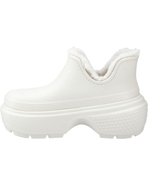 Stomp Shorty Bottes En Lin Thermoplastique CROCSTM en coloris White