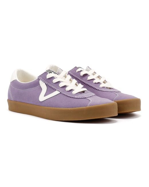 Vans Purple Sport Low Suede Haze Trainers