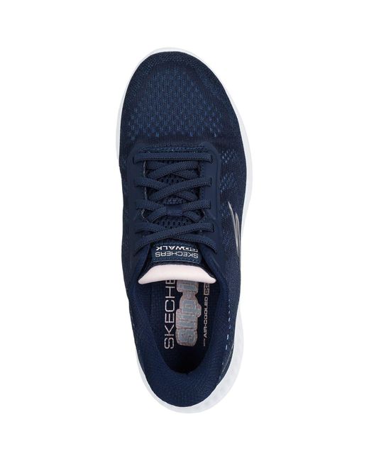 Skechers Blue Go Walk Now Khloe Textile Sneaker