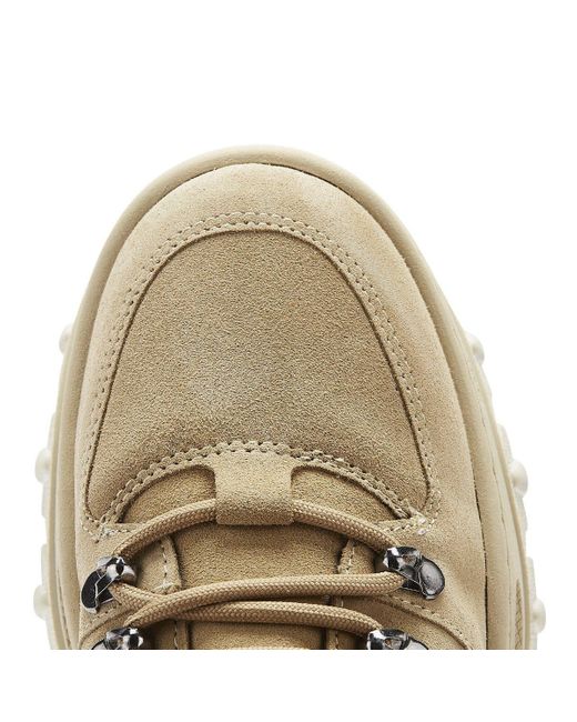 tan platform trainers