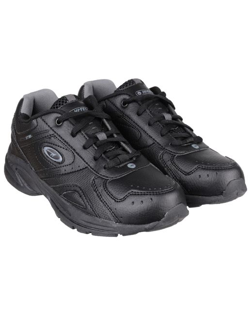 Hi-tec Black Xt115 Synthetic Trainers