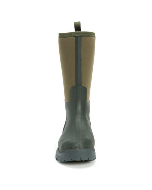 Muck Boot Green Derwent Ii Rubber Moss Wellington Boots