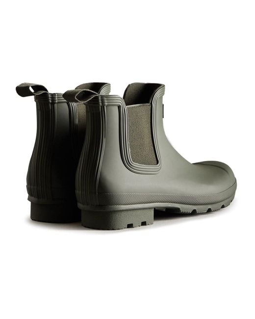 Hunter Black Original Chelsea Boots for men
