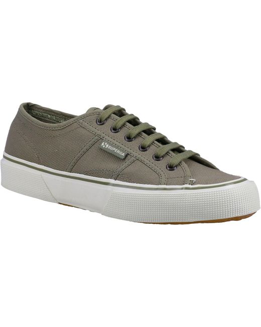 Superga Gray 2490 Bold Cotton Safari Trainers for men