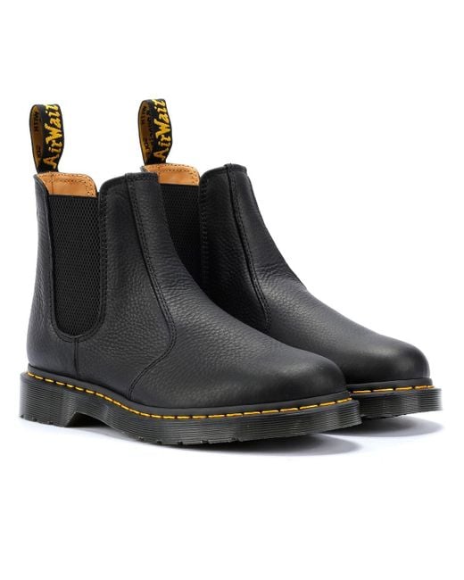 Dr. Martens Black 2976 Ambassador Leder Stiefel