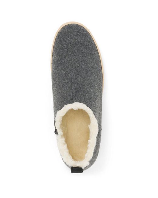 XtraTuf Gray Homer Wool Slippers