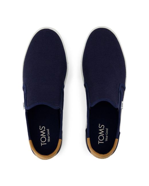 TOMS Blue Baja 2.0 Cotton Trainers for men
