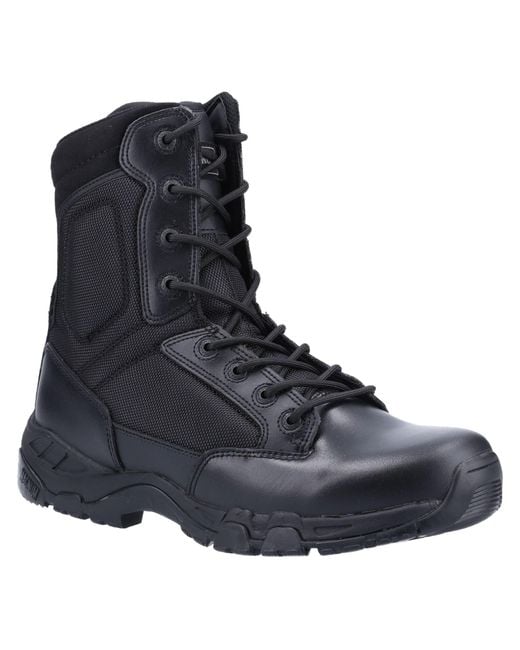 Magnum Black Viper Pro 8.0 Plus Side-Zip Leather Safety Boots
