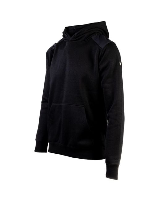 Caterpillar Black Essentials Synthetic Hooded Sweatshirt for men