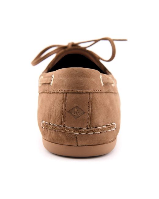 Sperry Top-Sider Brown Slim Boat Leather Shoes