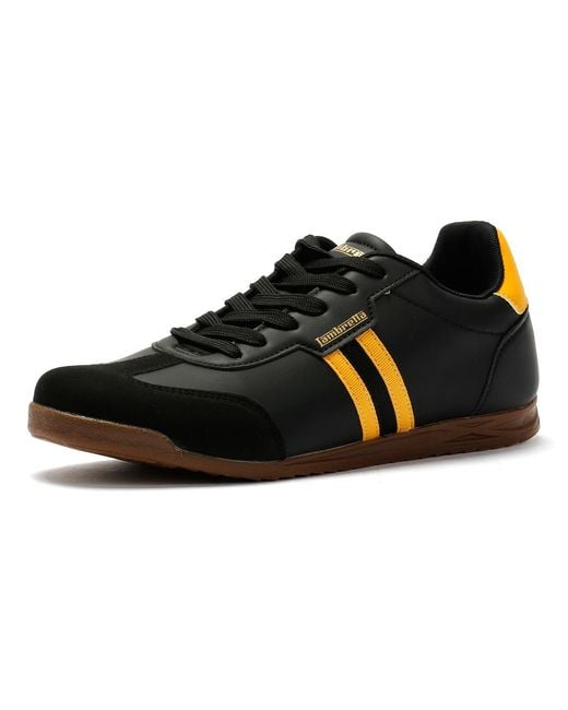 Lambretta Blue Tackle Trainers for men
