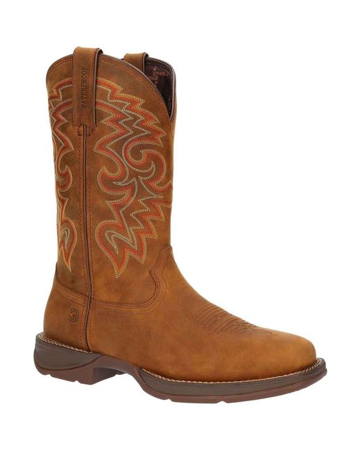 Durango Brown Rebel Leather Russet Boots for men