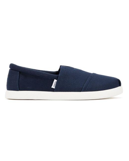 Alp Fwd Alpargatas De Lona Azules Para Hombre TOMS de hombre de color Blue