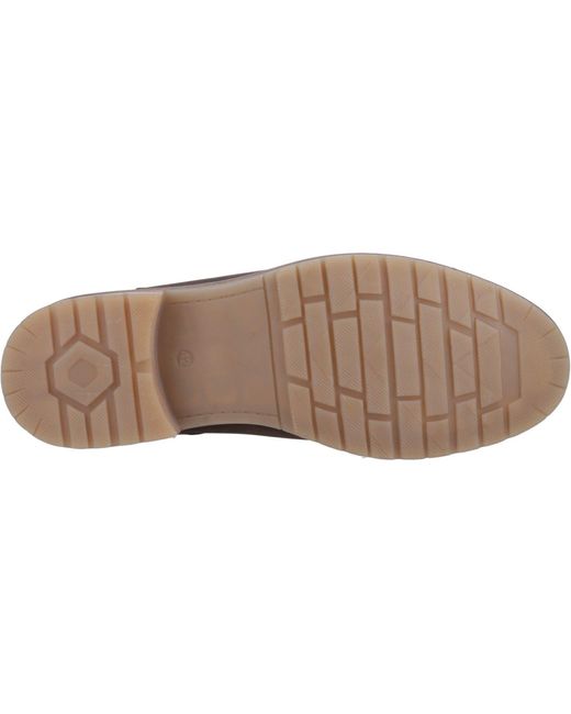 Hush Puppies Brown Russell Leather Boots for men