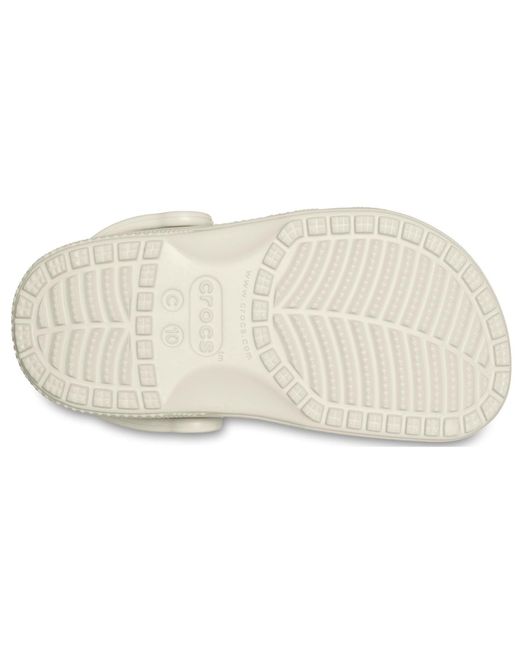 CROCSTM Metallic Toddler Classic Croslite Rubber Bone Clogs