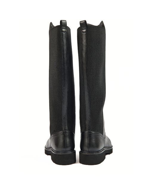 Pod Black Hannah Leather/Textile Boots