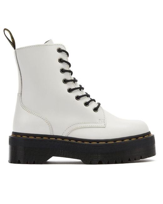 dr martens white platform