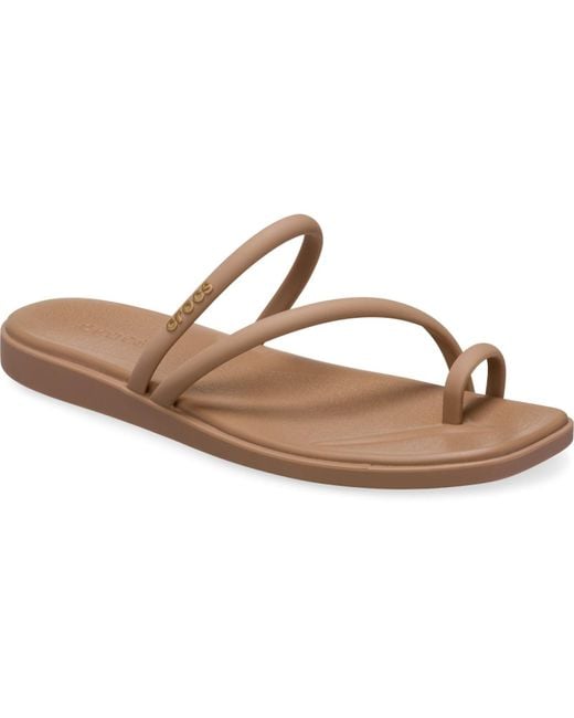 CROCSTM Brown Miami Toe Loop Sandal Milk Chocolate Sandals