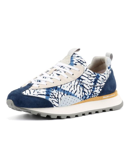 New Asuka Scarpe Da Ginnastica di Flower Mountain in Blue