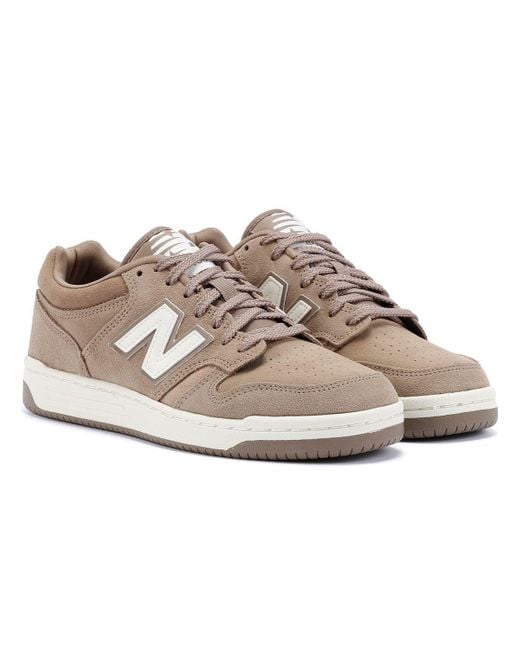 New Balance 480 Mushroom Trainers in Gray | Lyst