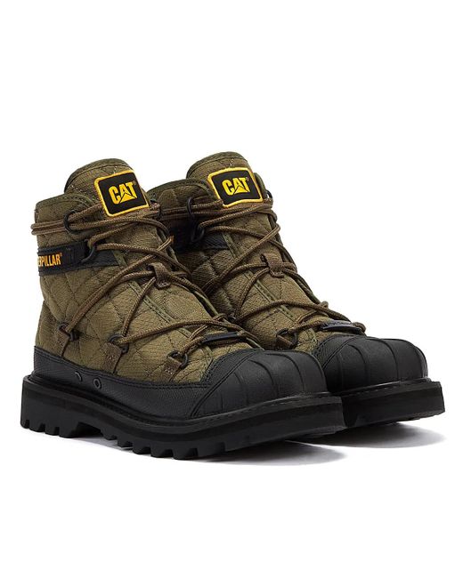 Caterpillar Brown Omaha Alt Lace Olive Night Boots