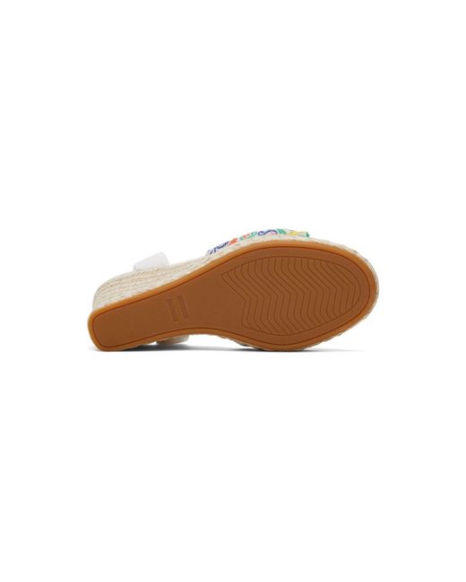 TOMS White Marisela Synthetic Wedges
