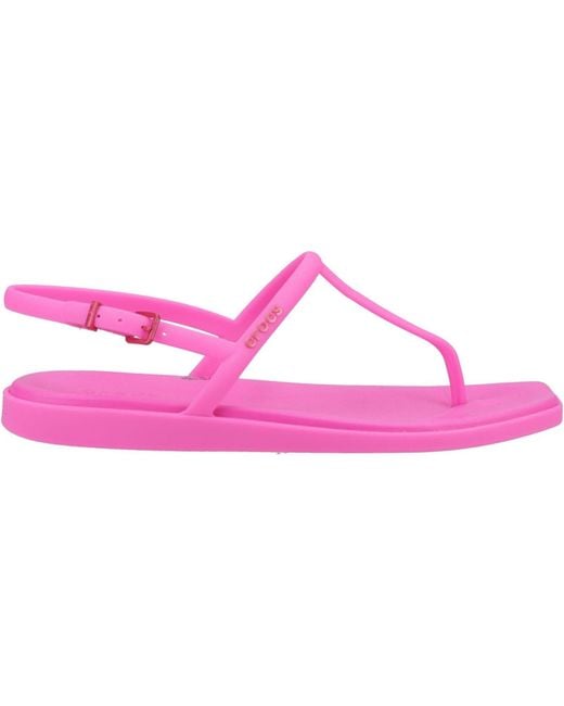 CROCSTM Pink Miami Thong Flip Sandals