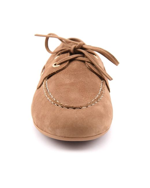 Sperry Top-Sider Brown Slim Boat Leather Shoes