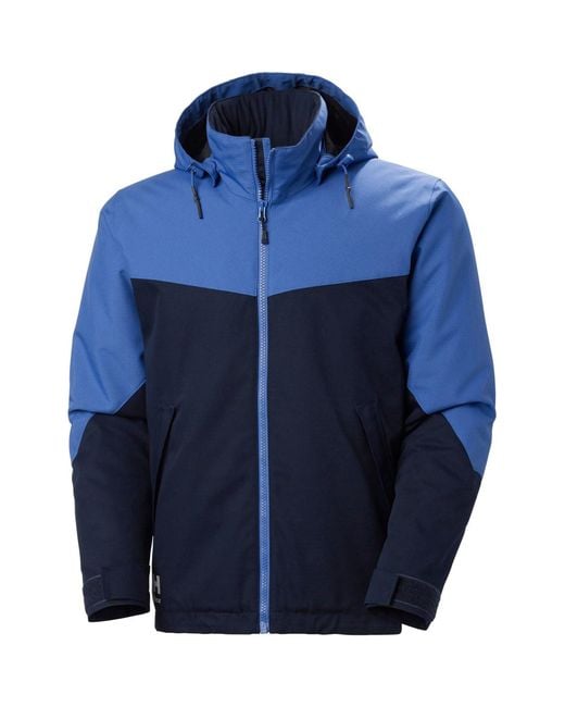 Helly Hansen Blue Oxford Winter Jacket for men
