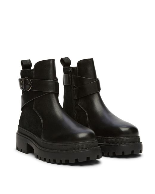 Osprey Black The Boston Leather Boots